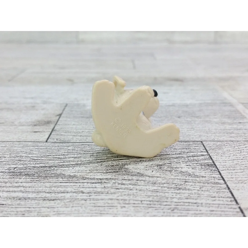 Vintage Littlest Pet Shop Splash Happy Puppies Kenner 1993 White Dog Figure